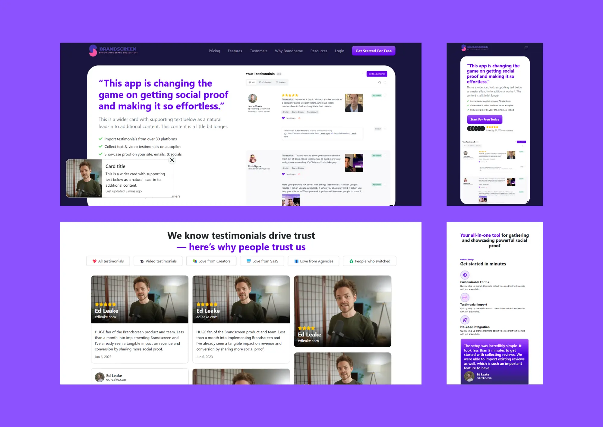 Brandscreen project preview